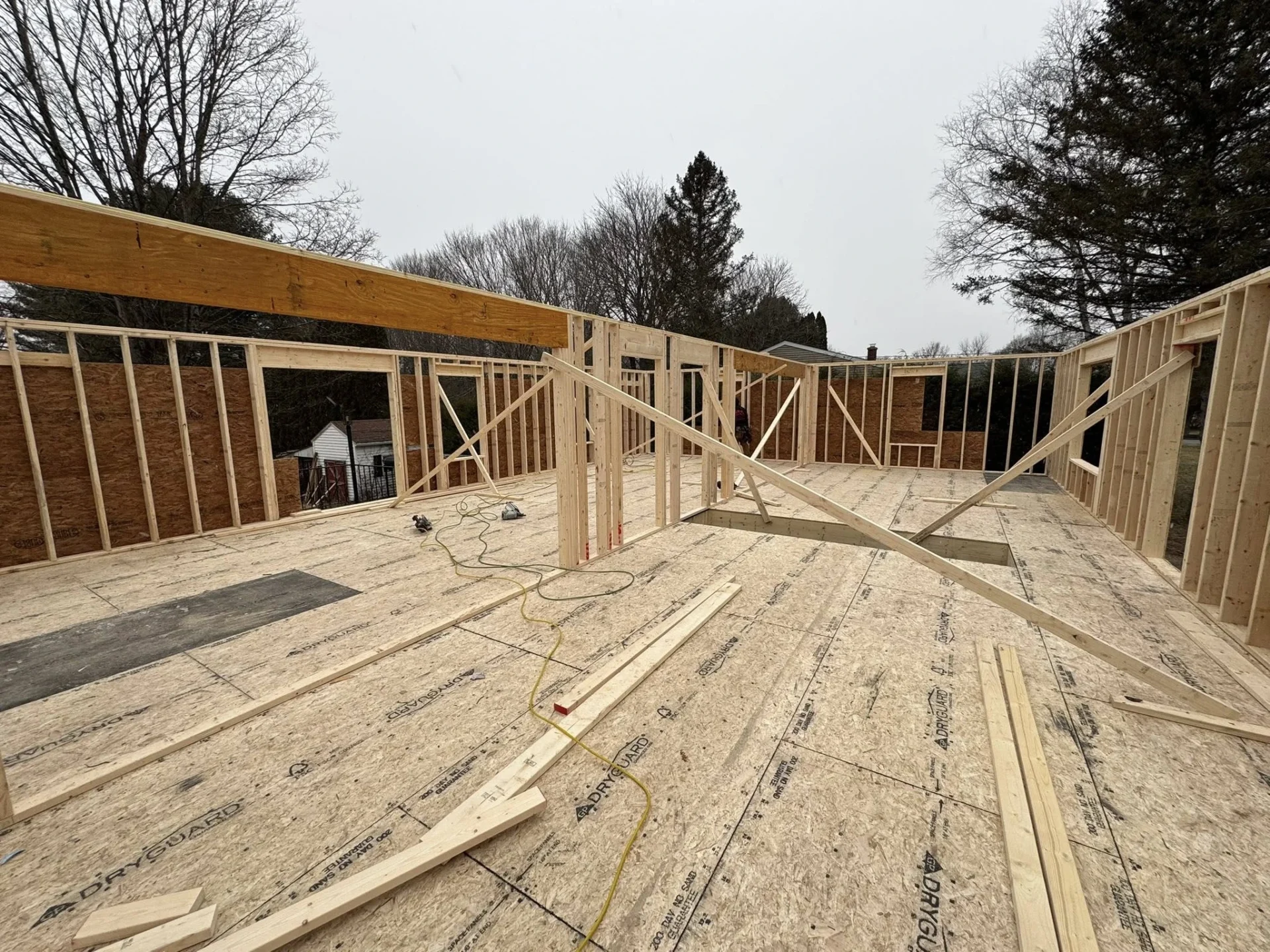 Second story home addition in Hebron CT suitable for an in-law suite or ADU